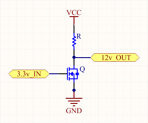 N-FET Level Shifter